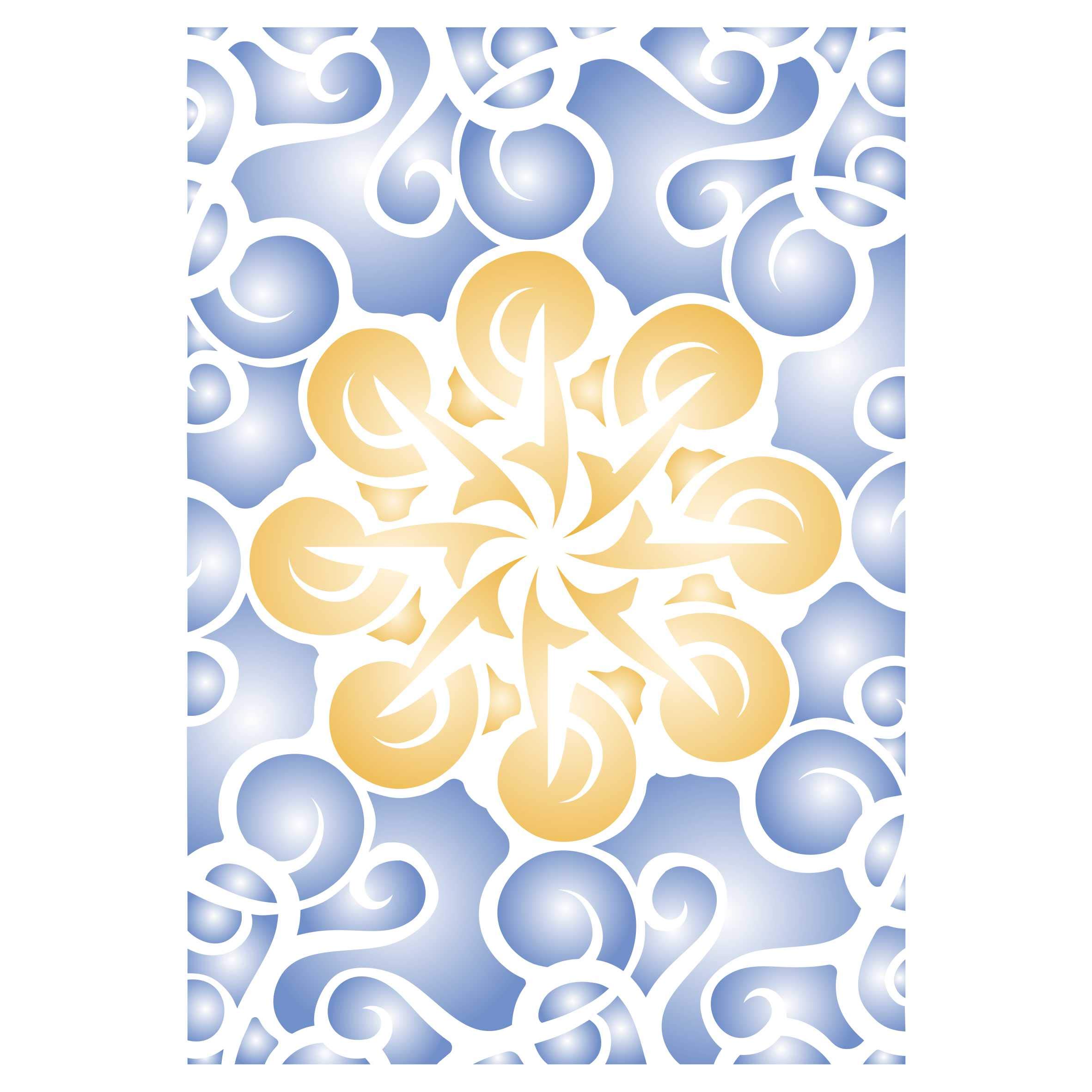 Star Layering Stencil, 11.5 x 16.5 cm - Use Layering to add Texture and Design to Mixed Media Backgrounds