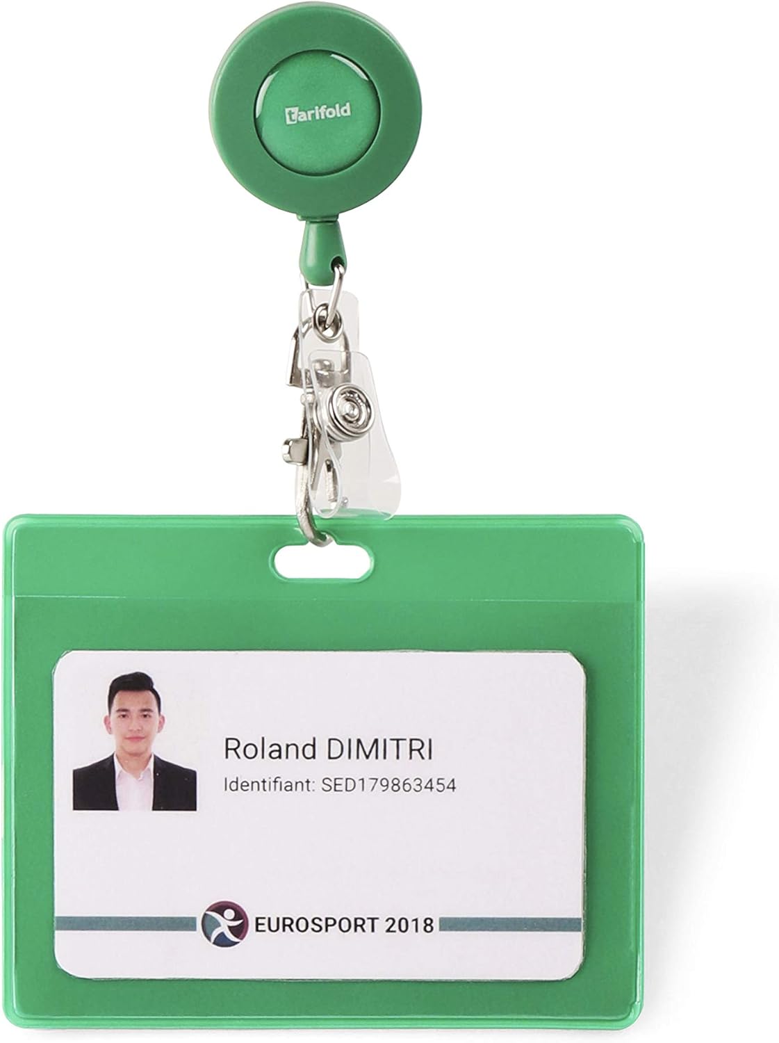 Tarifold ES 200435 - Pack of 30 Horizontal ID Card Holders PVC Green, 103 x 82.5 mm, 103 x 82,5mm - Image 4