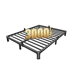 MAF 4 Inch King Metal Platform Bed Frame with Round