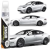 Car Touch up Paint(Pearl White Multi-Coat(PPSW)) Compatible with Tesla Model Y/3/X/S, Car Paint Pen Scratch Repair Two-In-One Touch Up Paint, Premium Car Scratch Remover for Deep Scratches