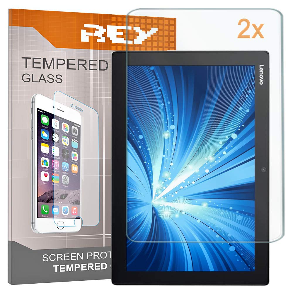 REY Screen Protector for LENOVO MiiX 510 12", Tempered Glass Film, Premium quality, Perfect protection for scratches, breaks, moisture, [Pack 2x]
