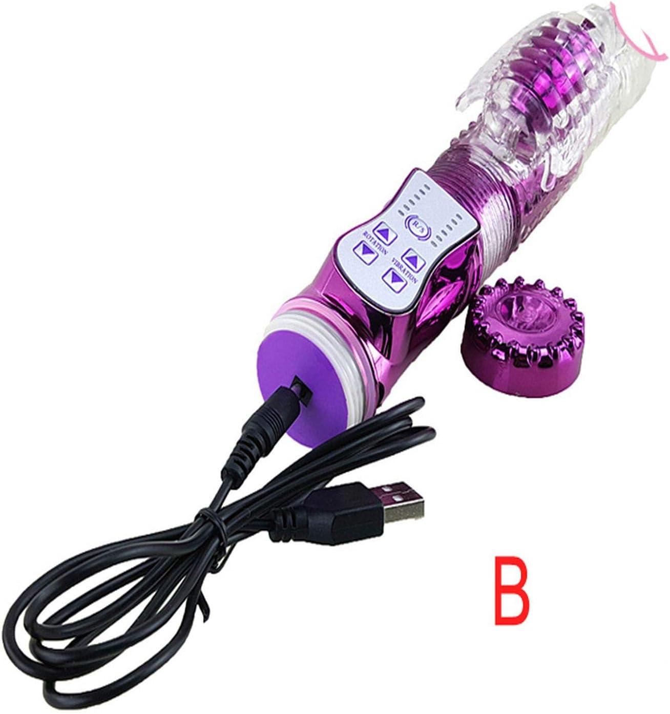 for Men Vigina Funny Furniture Fidget Toys Anxiety USB Rechargeable 36 Functions Rabbit Vabrator Stimulator Funnytoys Rotation Funnyttoy Women,RV011