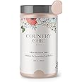Country Chic All-in-One Chalk Paint for Furniture, Cabinets, Home Decor, Eco-Friendly, Matte Finish, Built-In Primer & Top Coat for Wood, Metal - Ooh La La (Light Pink), Quart 32oz (950 ml)