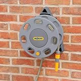 Hozelock Wall Mounted Hose Reel 15m Hose with Nozzle Fittings 30m Capacity view 5