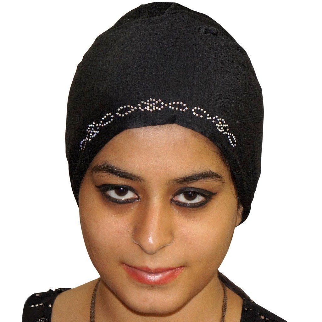 apparelsonline 100%cotton soft under scarf bonnet cap hijab bandana hair loss chemo