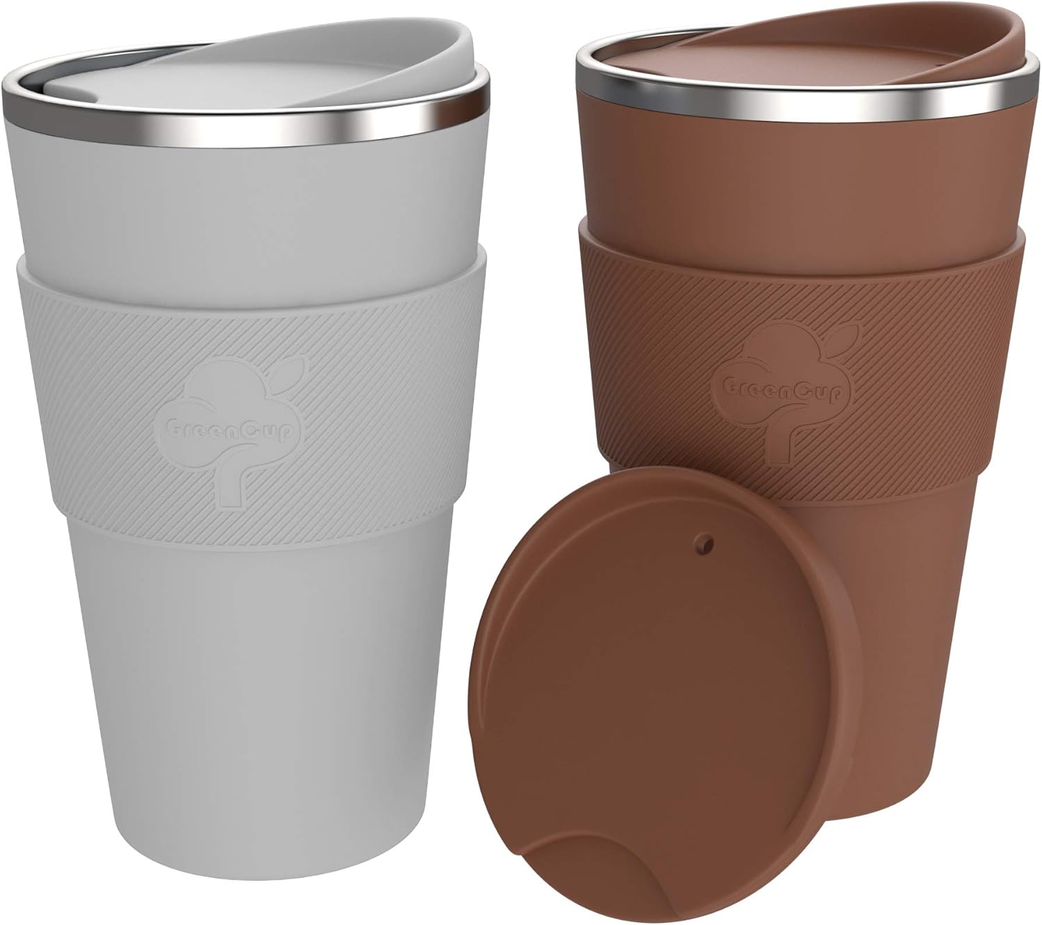 tazze da caffè con coperchio