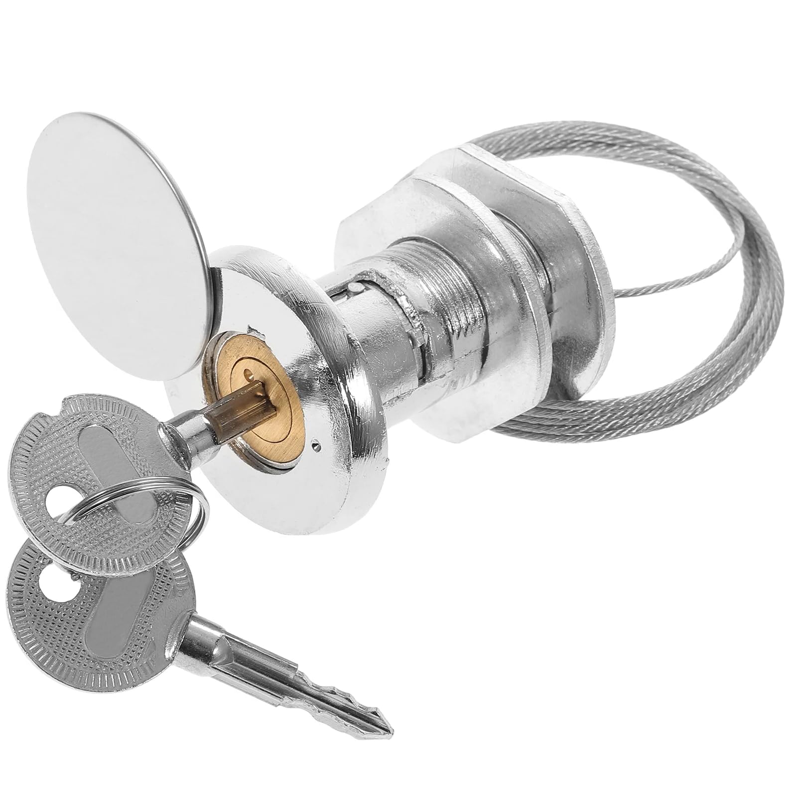 Photo 1 of Garage Door Emergency Release Lock + Key Kit, Caravan Door Locks Key Switch, Garage Hardware Locking Universal Garage Metal Quick Opener