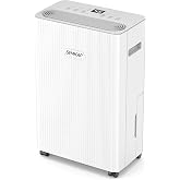 SEMKAP 2500 Sq.Ft Max 32 Pints Dehumidifier for Basement with Drain Hose | Dehumidifiers for Home, Large Room, Bathroom, Bedroom, Quiet With Smart Compressor, Intelligent Humidity Control, 24HR Timer