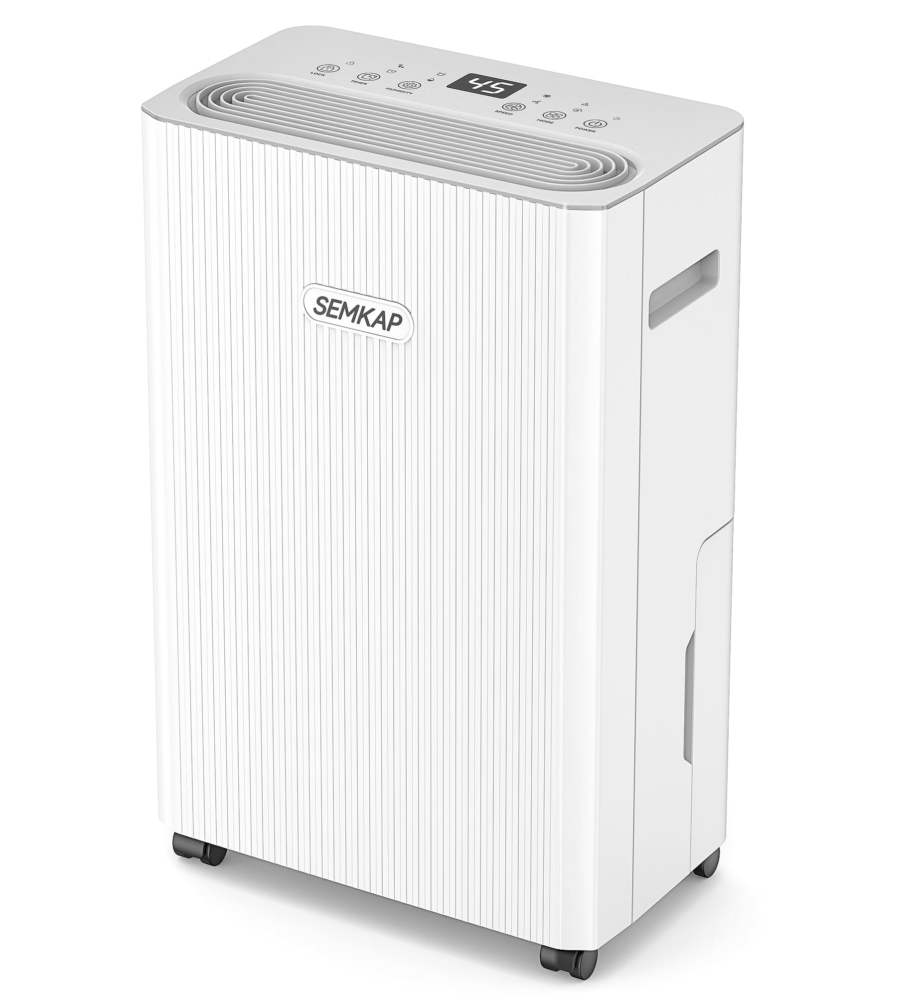 Photo 1 of 2500 Sq.Ft Dehumidifier for Basement with Drain Hose, SEMKAP 32 Pints Dehumidifiers for Home, Large Room, Bathroom, Bedroom, Low Noise With Smart Compressor, Intelligent Humidity Control, 24HR Timer