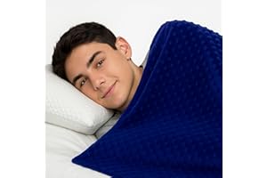 HAZLI Super Soft Weighted Blanket for Kids with Removable Cover - 10 Lbs 48'' x 72'' Comfortable Children Heavy Blanket for Boys and Girls - Comforting Kids Weighted Blanket