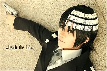 Soul Eater Death The Kid And Lord Death Mixed Color Party Hair