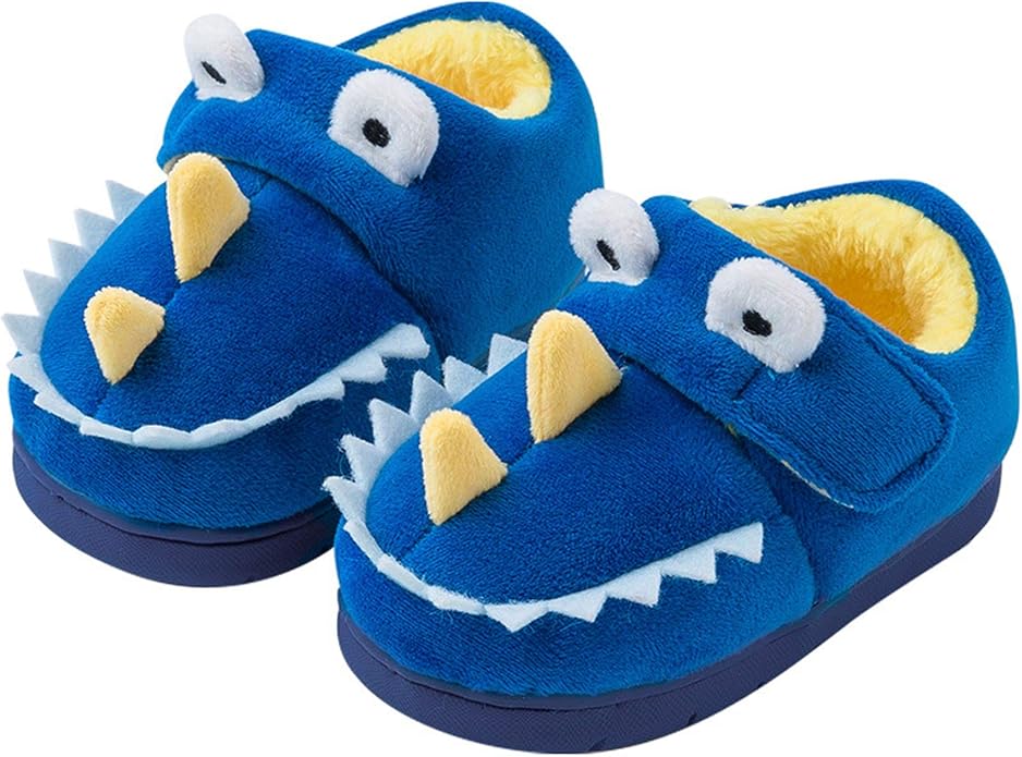 FCTREE Kids Dinosaur Slippers Toddler Boys Girls Warm