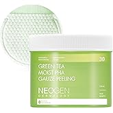 DERMALOGY by NEOGENLAB PHA Gauze Peeling - Formulated with AHA BHA PHA Exfoliating & Cleansing Pad (30 - Green tea)
