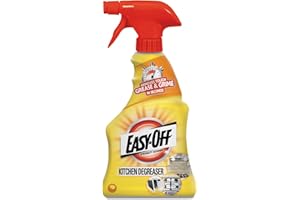 EASY-OFF Easy Off Specialty Kitchen Degreaser Cleaner, Clear, Lemon, 16 Fl Oz