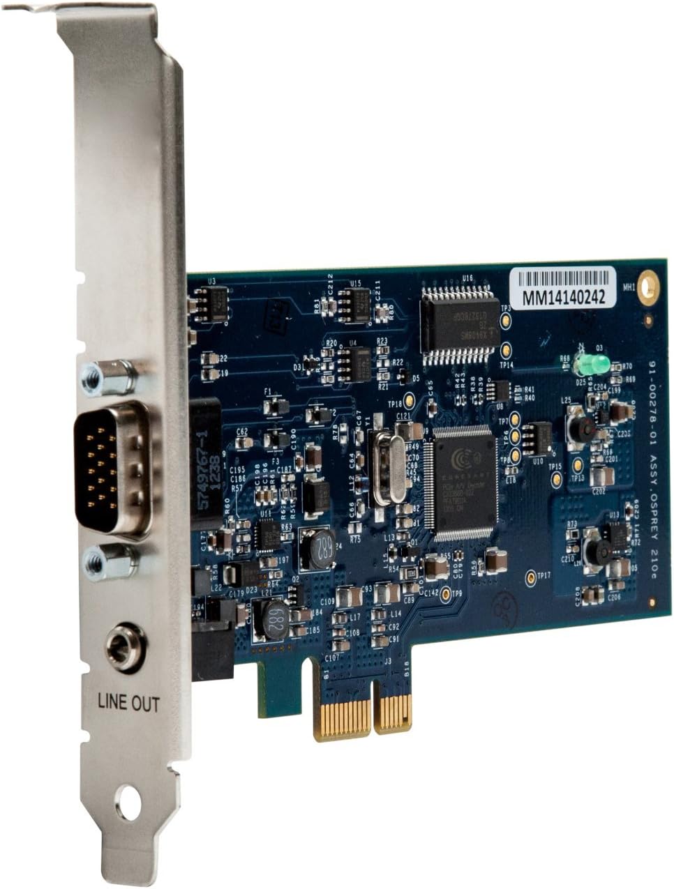 Osprey 210e Video Capture PCIe Card Composite S-Video Stereo Audio