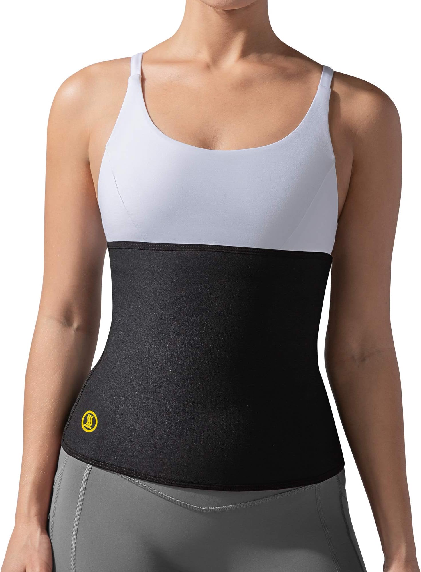 HOT SHAPERS Hot Belt for Women – Waist Slimming Girdle – Stomach Wrap Band for Sauna or Gym Sessions – Weight Loss, Increased Sweat and Tummy Fitness Trimmer or a Slimmer Physique