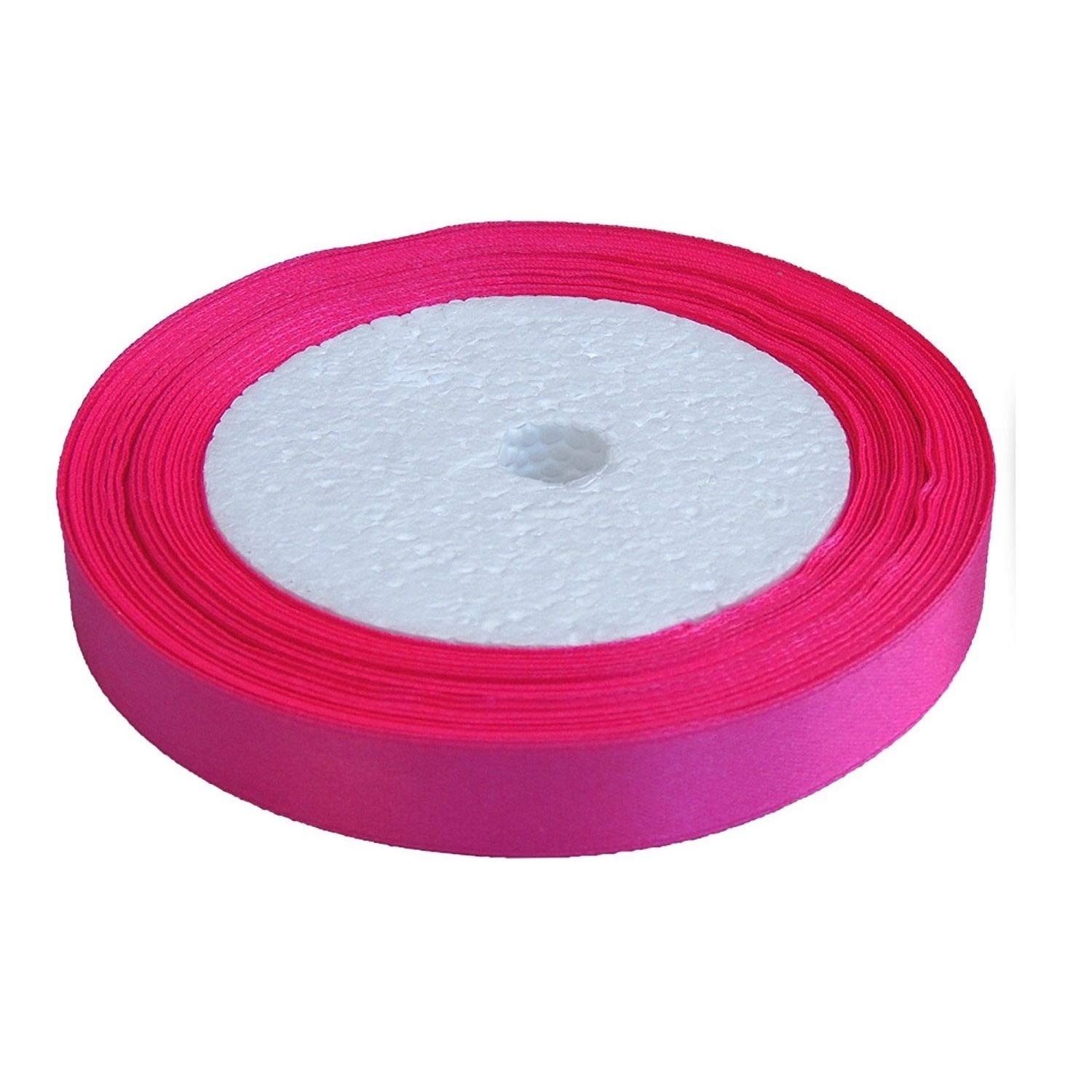 Hot Pink 10MM SATIN RIBBON 23 25 METRES GCS LONDON Amazon.co