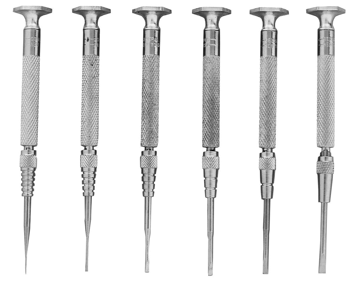 General Tools SPC600 Six-Piece Jewelers Screwdriver Set