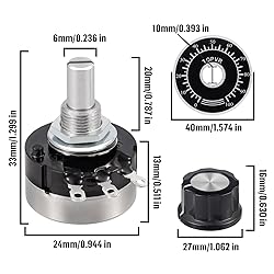ALLECIN RV24YN20S B105 1M Potentiometer 1000000 Ohm