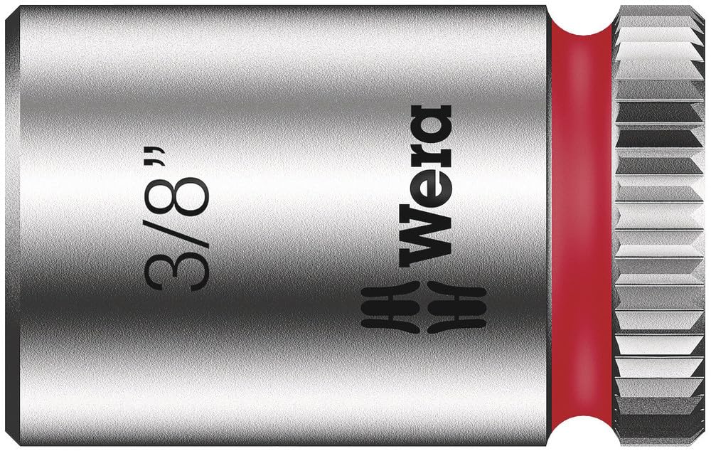 Wera 05003520001 3/8-Inch 8790 HMA Zyklop Socket with Hexagon Drive - Silver