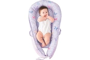 Viviland Baby Lounger Snuggle Me Lounger Fits 0-24 Months Newborn Infant Babies, Butterfly