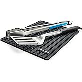 Broil King 60009 Silicone Side Shelf Mat, Black
