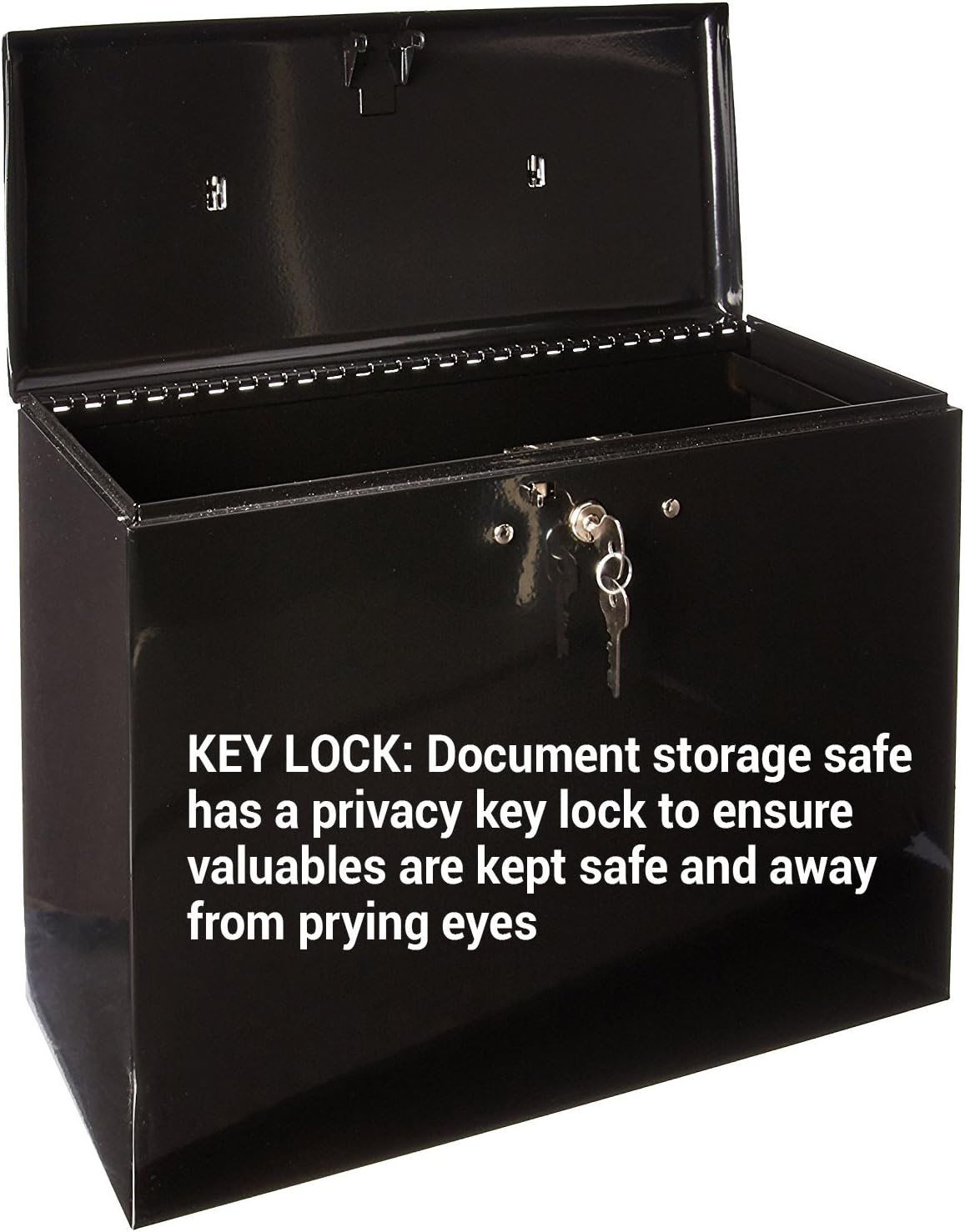 Master Lock 7148D File Box, 0.49 Cubic Feet, Black: Home Improvement