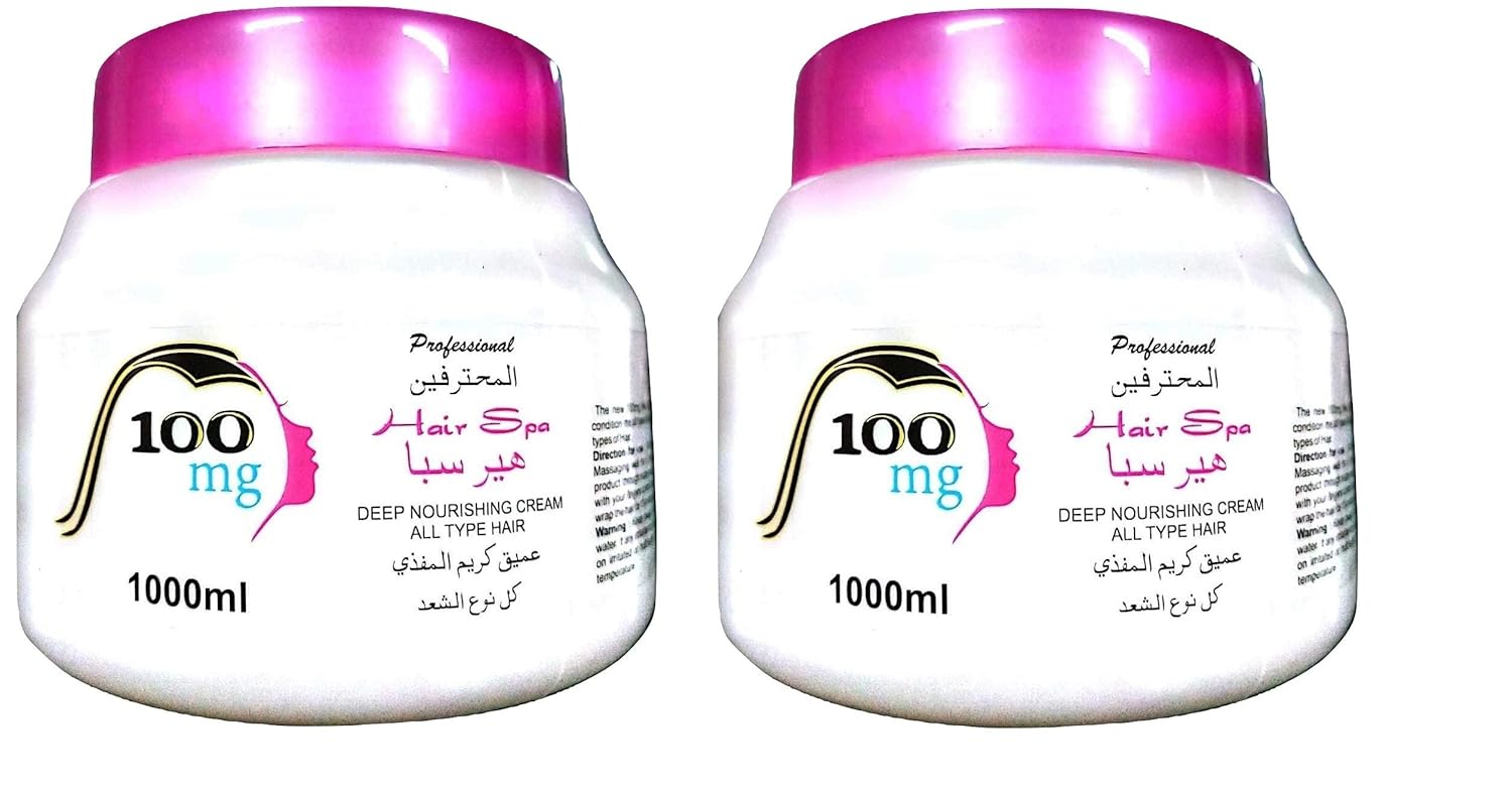 100 Mg Professional Deep Nourishing Cream For Hair Spa 1000 Ml