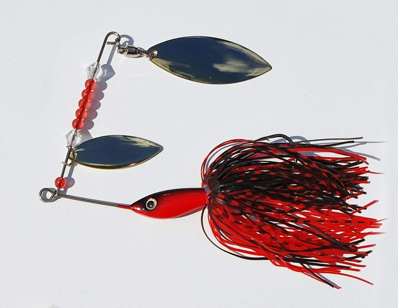 FISHIN ADDICT spinner bait fishing lure BLOOD KNIGHT 100mm / 20g (0.5oz)