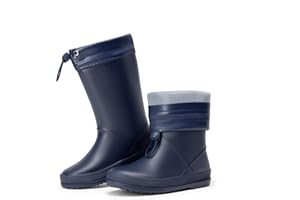 DREAM PAIRS Kids Rain Boots Boys Girls Lightweight Boots Waterproof Easy-on Outdoor Playing Rain Boot Unisex-Child