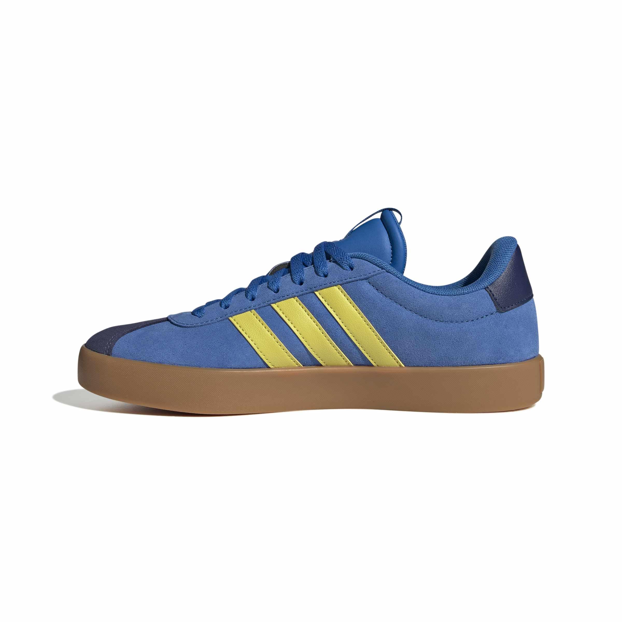 Adidas Mens VL Court 3.0 Sportswear, Bright Royal/Pure Sulfur/Dark Blue, 4.5 Image