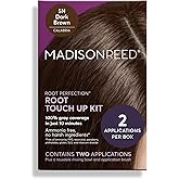 Madison Reed Root Perfection Permanent Root Touch Up, Dark Brown 5N Calabria, 10 Minutes for 100% Gray Root Coverage, Ammonia-Free Hair Dye, Two Applications