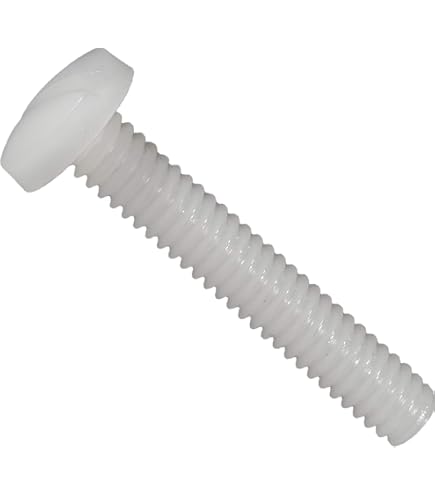 Hillman Group 4-40 X 3/8-Inch Nylon Machine Screws - Flat Head, 60-Pack 11 thumbnail image