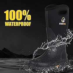Kalkal Rubber Boots for Men and Women, Waterproof