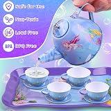 Auney 36 PCS Mermaid Tea Set for Toddlers Kids Pretend Play 3+ WS0080 view 6