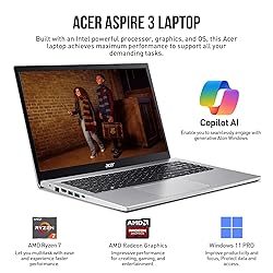 acer Aspire 3 15.6 Laptop Computer, 15 Inch FHD
