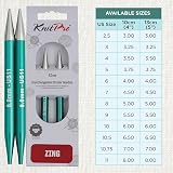KnitPro Zing Interchangeable Circular Needles 5in 8.00mm view 4