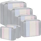 BAGAIL 6 Set/8 Set/10 Set Packing Cubes Various Sizes Packing Organizer for Travel Accessories Luggage Carry On Suitcase