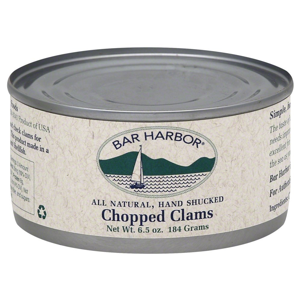 Bar Harbor Clams Chopped 6.5 OZ(Pack of 2) Grocery