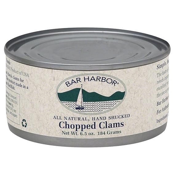 Bar Harbor Clams Chopped 6.5 OZ(Pack of 2) Grocery & Gourmet Food