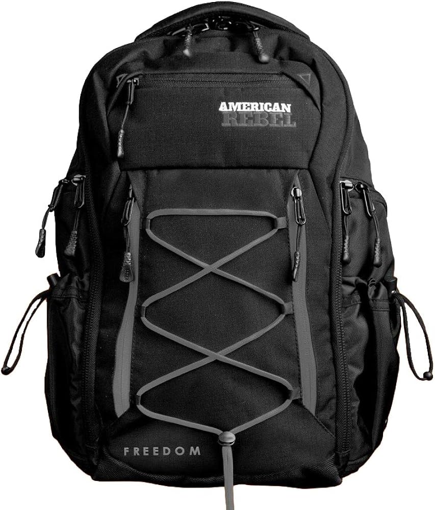 Tactical Concealed Carry Durable Backpack - Medium Freedom Bag for Every Day Use - American Rebel Inc.