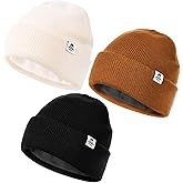 FURTALK Baby Beanie Fleece Lined Toddler Winter Hat Boys Girls Knit Warm Beanies Kids Ski Hats for 0-8 Years