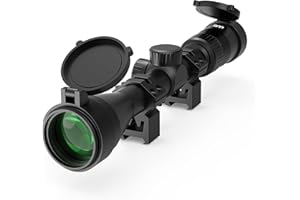 UUQ VibeShield 3-9X40 Rifle Scope with BDC Reticle - Shockproof SFP Optics for Hunting and Airsoft, Fit Large Caliber & High 