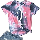 LOOKFACE Women Crewneck Cute Graphic Short Sleeve T Shirts