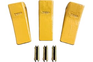 BDI WEAR PARTS 3 Set 230SP Forged Bucket Teeth with TF23P Flex Pins for 23 & 230 Series Skid Steer loaders and excavators (3)