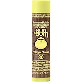 Sun Bum SPF 30 Sunscreen Pineapple Lip Balm - Moisturizing Aloe Vera and Vitamin E - Vegan and Cruelty Free - Broad Spectrum 