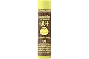 Sun Bum SPF 30 Sunscreen Pineapple Lip Balm - Moisturizing Aloe Vera and Vitamin E - Vegan and Cruelty Free - Broad Spectrum 