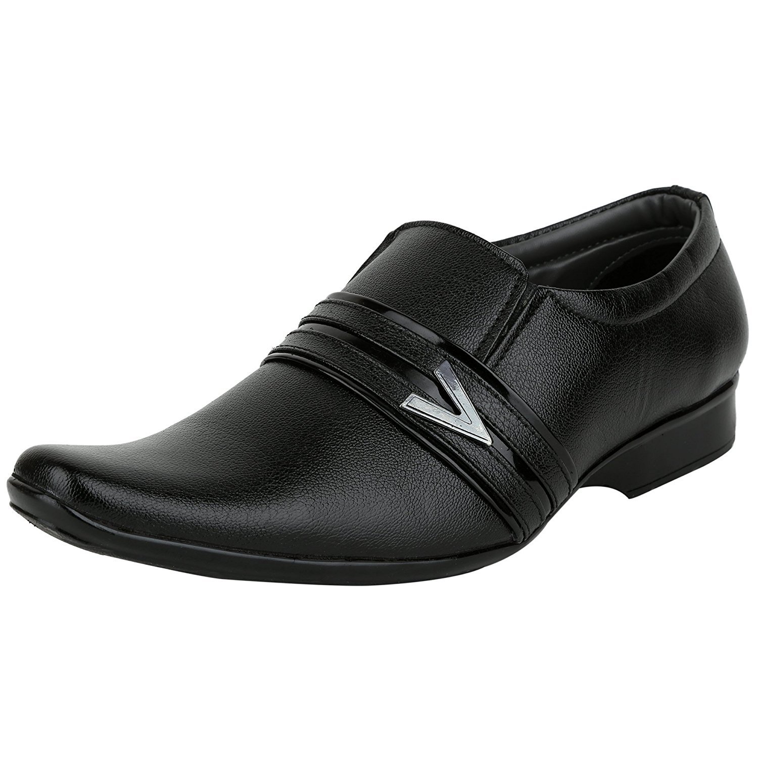 hot man men's patent leather formal shoes black slip on formal shoes