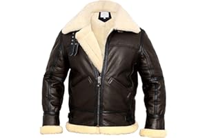 MARCO ENZOLANI B3 Bomber Jacket Aviator Real Shearling B3 Bomber Jacket Winter