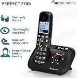 Amplicomms BigTel 1583 Cordless Phone with 2 Extra Handsets Big Buttons view 2